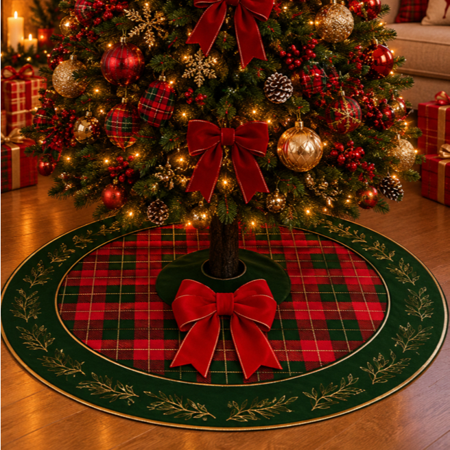 Saia Para Árvore De Natal Capa Para Base Decoração Natalina